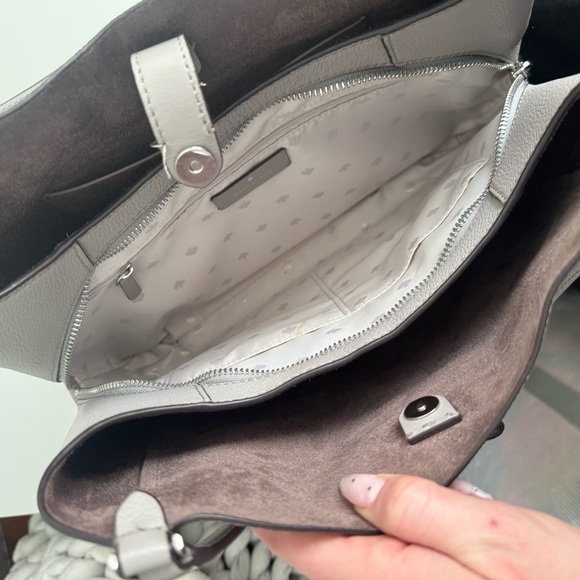 Kate Spade Taupe Leather Shoulder Bag - Picture 5 of 7